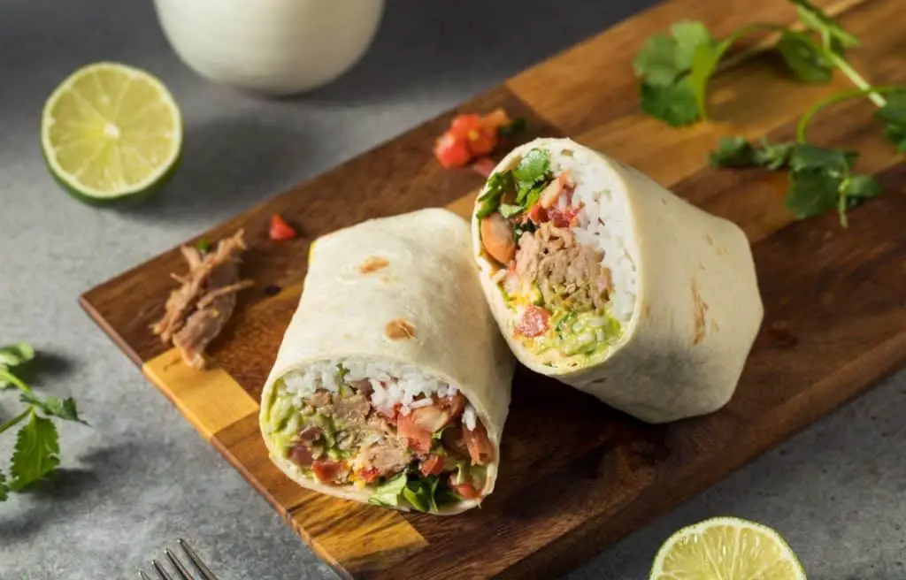 What is keto burrito made of?