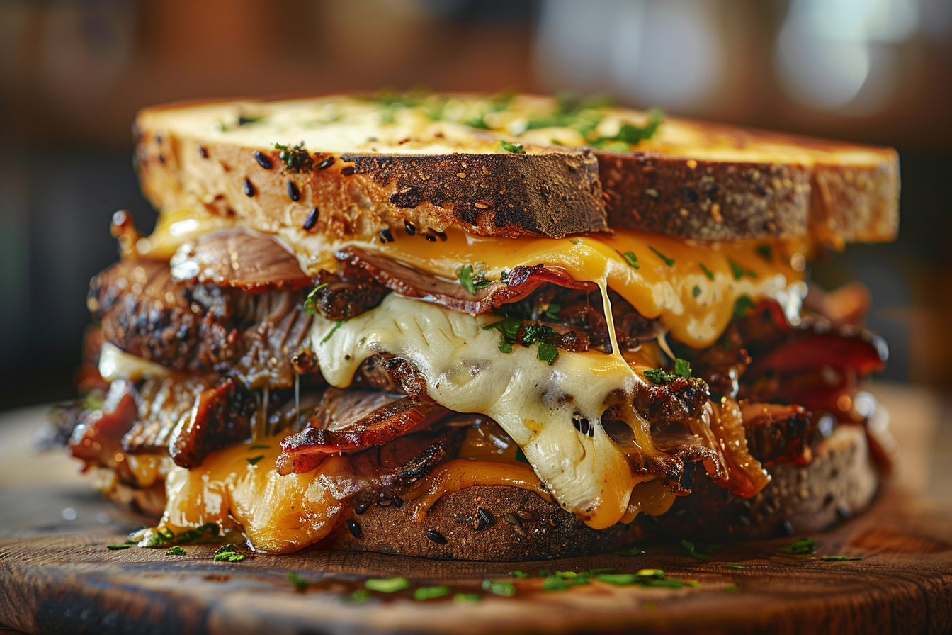 Southern Brisket Grilled Cheese
