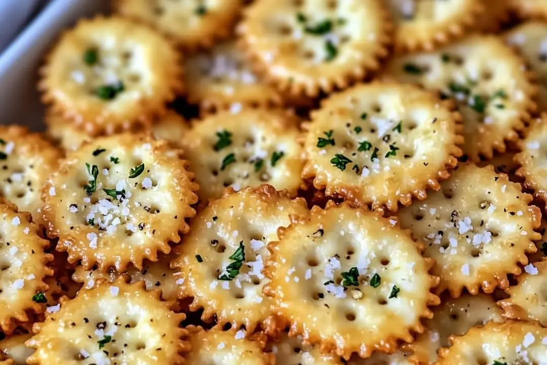 Craving a snack that's cheesy, garlicky, and crunchy all at once? These Garlic Bread Ritz Bits take your favorite cheese-filled crackers and transform them into a flavorful, bite-sized treat that’s perfect for sharing—or keeping all to yourself. With a buttery garlic seasoning and a sprinkle of Parmesan cheese, these crackers are sure to become your new go-to snack. Plus, they're quick and easy to make!