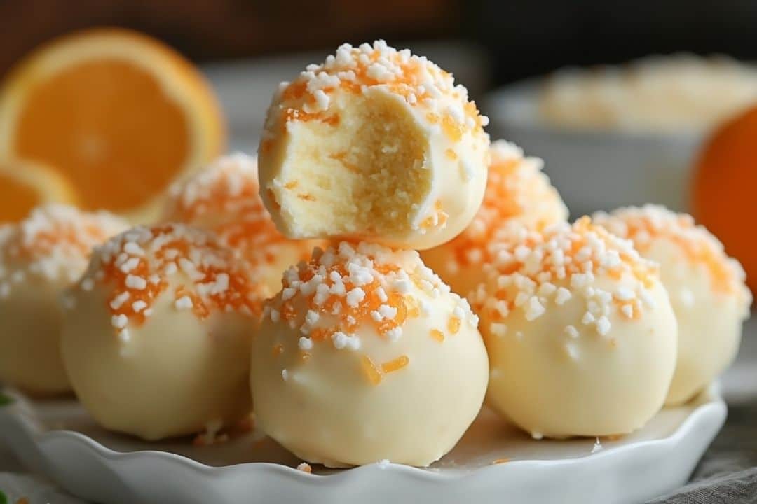 These No Bake Orange Creamsicle Truffles are the perfect bite-sized treat with a bright citrus flavor and creamy texture. They are easy to make and ideal for any occasion!