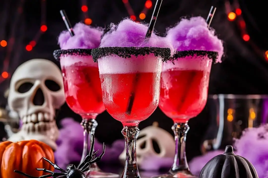 This Vampire Blood Drink is a fun, spooky addition to any Halloween party! It’s a creepy mix of sweet and sour flavors, and the presentation is what really steals the show. Think black sugar rims, drippy red gel, and eerie eyeball ice cubes. My kids love it, and every year they get a kick out of pretending it’s "vampire-approved."