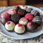 Valentine treats, Oreo truffles, no-bake desserts, Valentine’s Day sweets, easy truffles, Oreo dessert