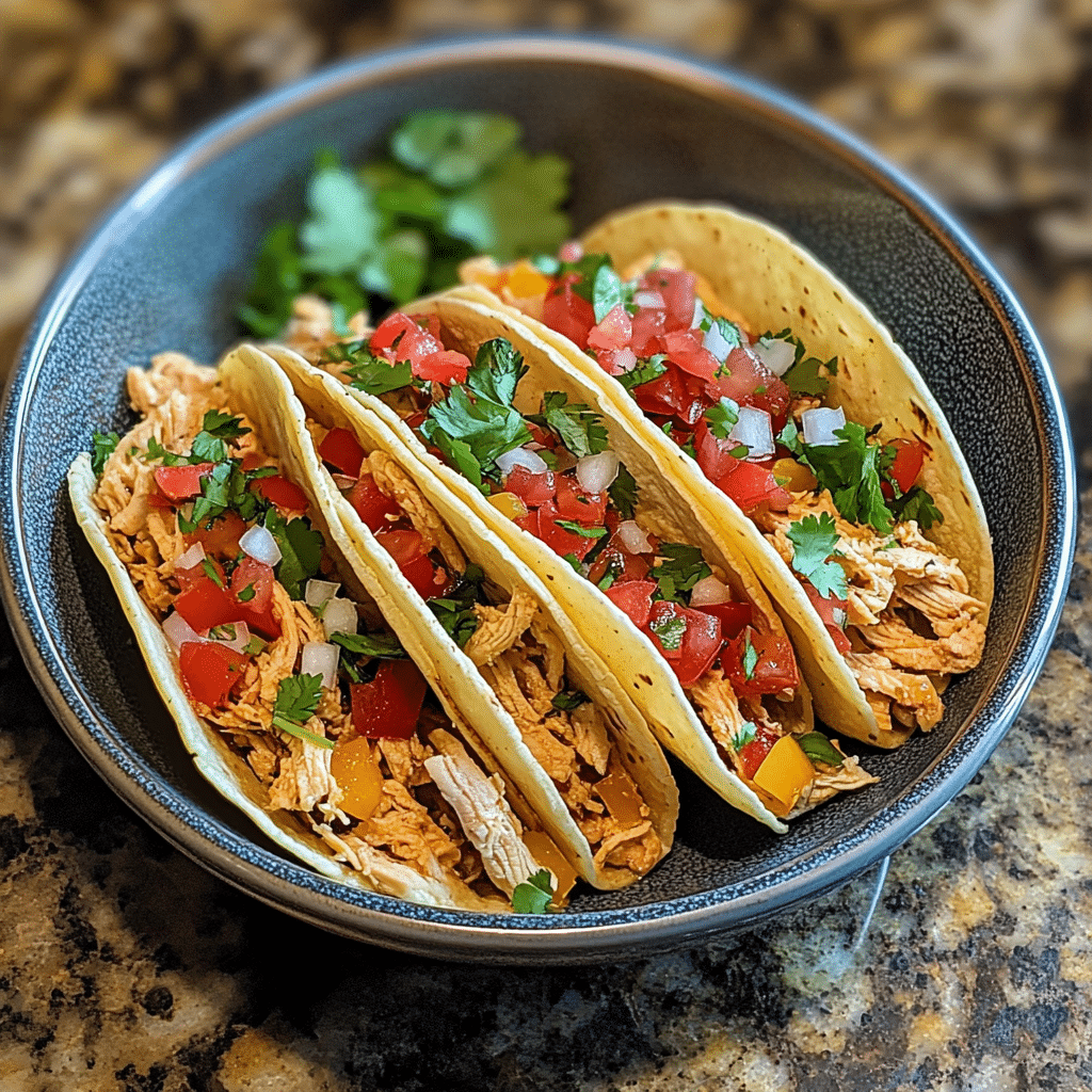 chicken tacos, Crock Pot, slow cooker tacos, easy tacos, weeknight dinner