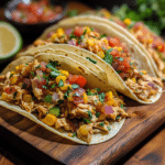 chicken tacos, Crock Pot, slow cooker tacos, easy tacos, weeknight dinner