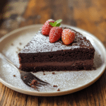 Flourless Chocolate Cake, flourless chocolate cake, easy chocolate cake, 3-ingredient cake, flourless dessert, chocolate dessert