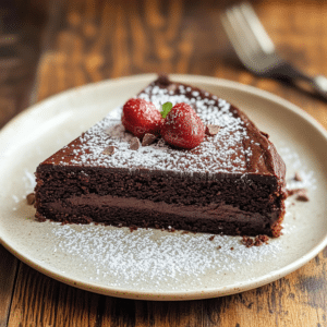 Flourless Chocolate Cake, flourless chocolate cake, easy chocolate cake, 3-ingredient cake, flourless dessert, chocolate dessert