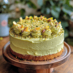 lemon pistachio cake, gluten-free cake, lemon frosting, pistachio dessert, almond flour cake, citrus cake