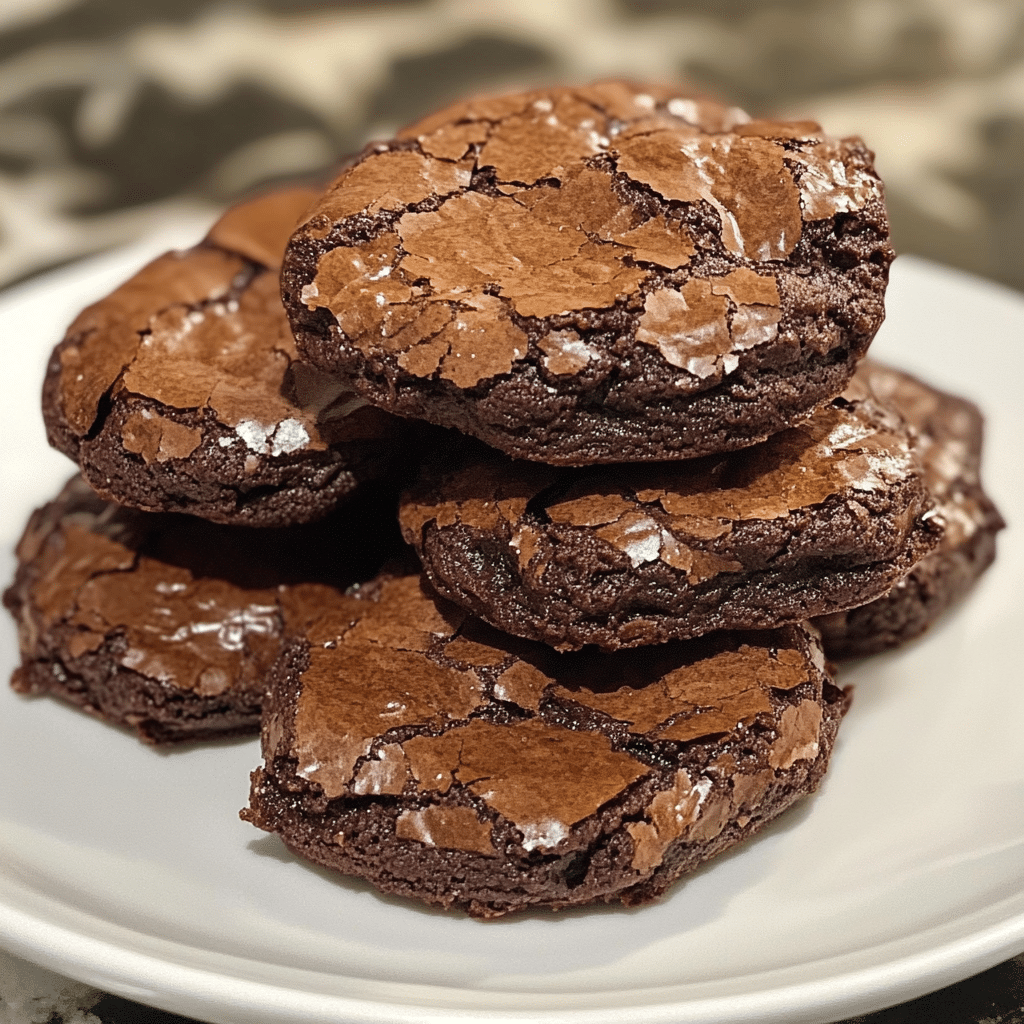 brownie cookies, chocolate cookies, fudgy cookies, easy cookies, dessert