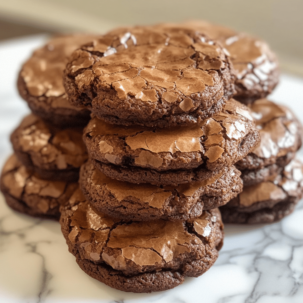 brownie cookies, chocolate cookies, fudgy cookies, easy cookies, dessert