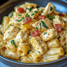 Creamy Ricotta Chicken Pasta: A Velvety, Flavorful Delight-image