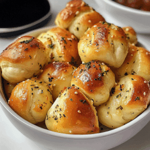 Air Fryer Garlic Knots
