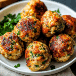 Baked Chicken Meatballs