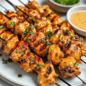 Bang Bang Chicken Skewers