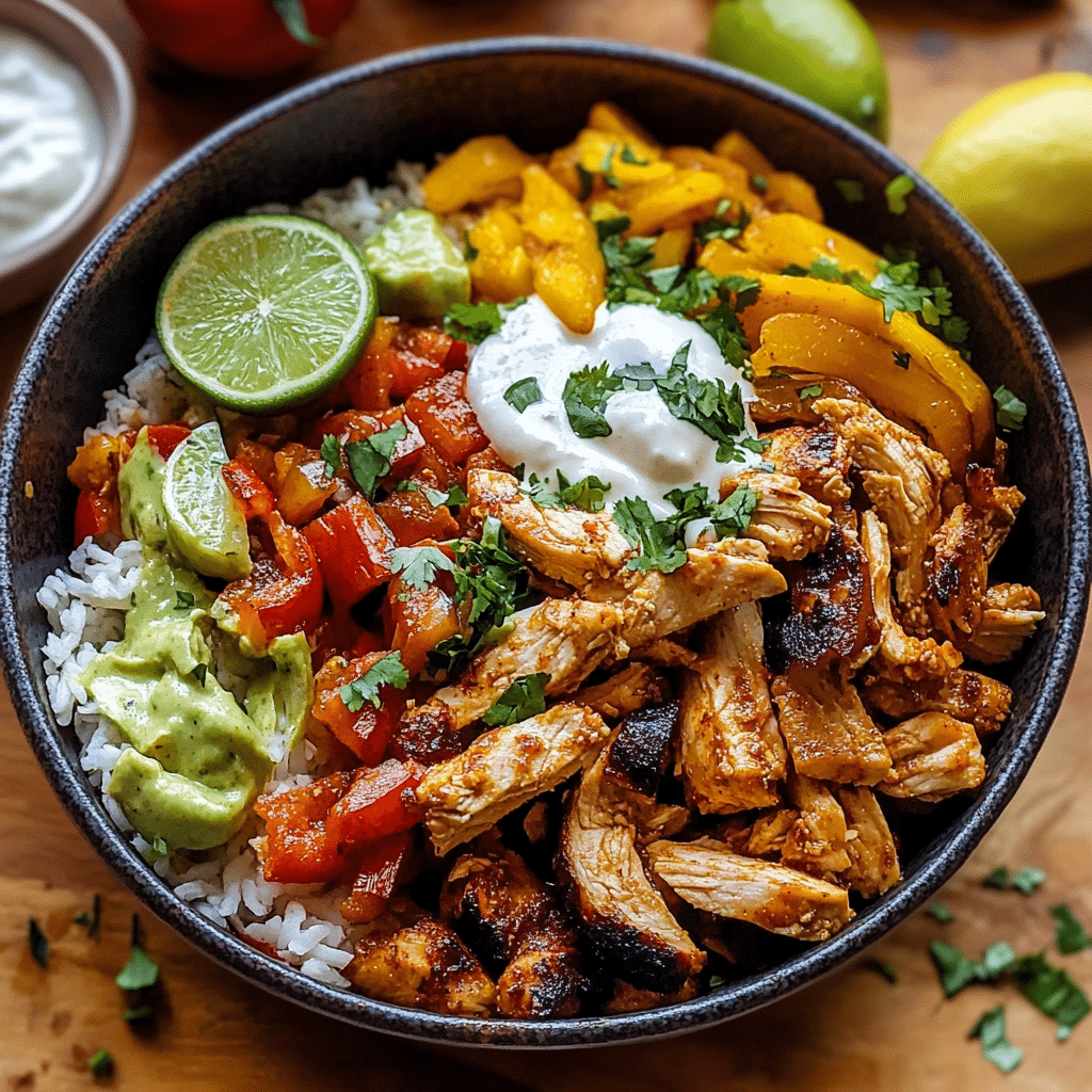 Chicken Fajita Bowls