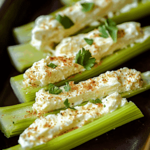 Cream Cheese Stuffed Celery