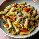 Easy Sausage Pesto Pasta Recipe