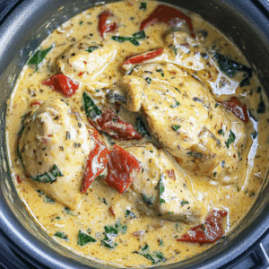 Instant Pot Creamy Tuscan Chicken