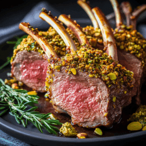 Pistachio Crusted Rack of Lamb