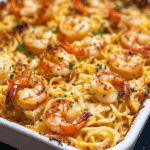 Shrimp Scampi Pasta Bake
