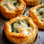 Chicken Broccoli Crescent Cups