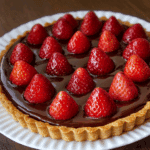 Chocolate Strawberry Ganache Tart