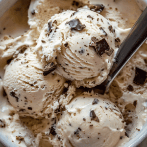 Coconut Chip Ice Cream with Crisp Chocolate