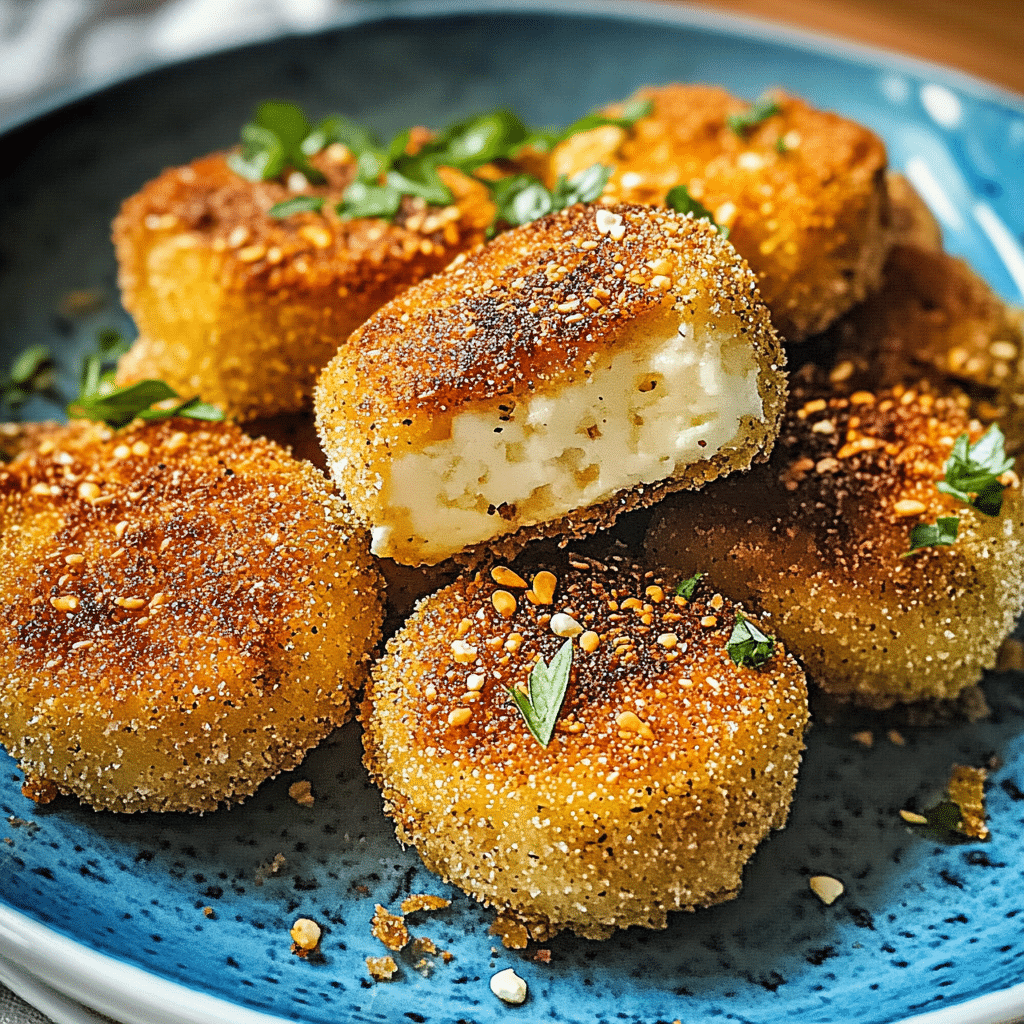 Fried Goat Cheese with Fresh Herbs