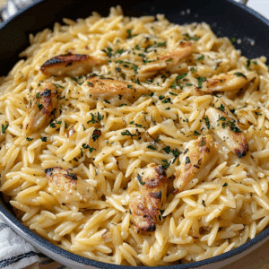 Garlic Butter One Pan Orzo