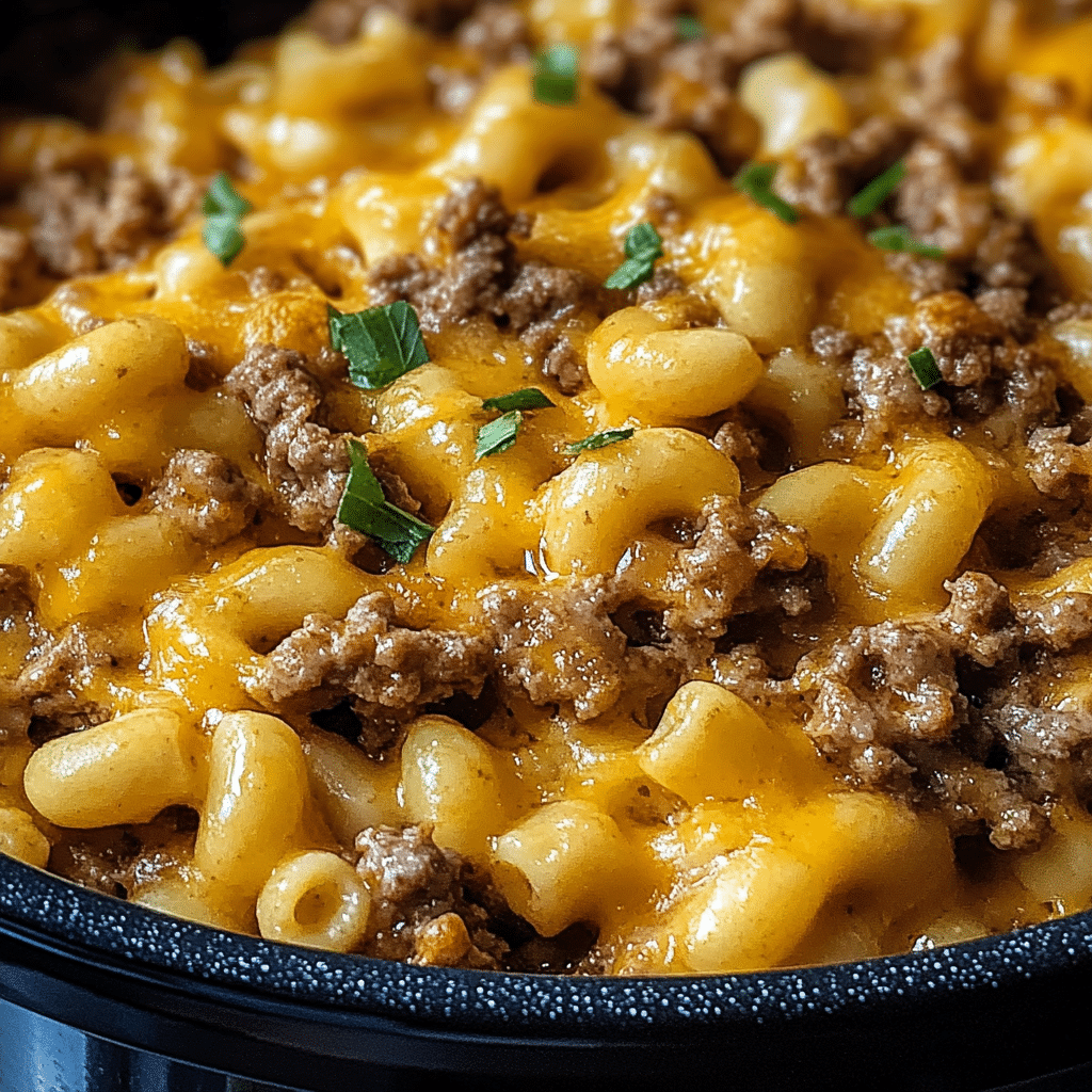 Instant Pot Cheeseburger Casserole