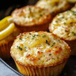 Lemon Butter Salmon Muffins