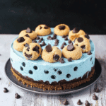 No-Bake Cookie Monster Cheesecake