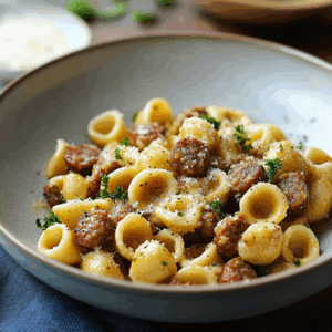 Orecchiette Pasta with Sausage
