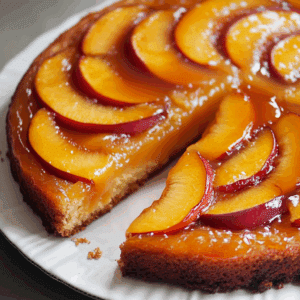 Peach Upside-Down Cake