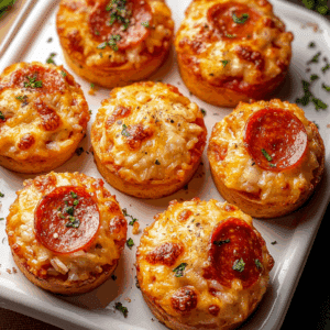 Pizza Rice Muffins