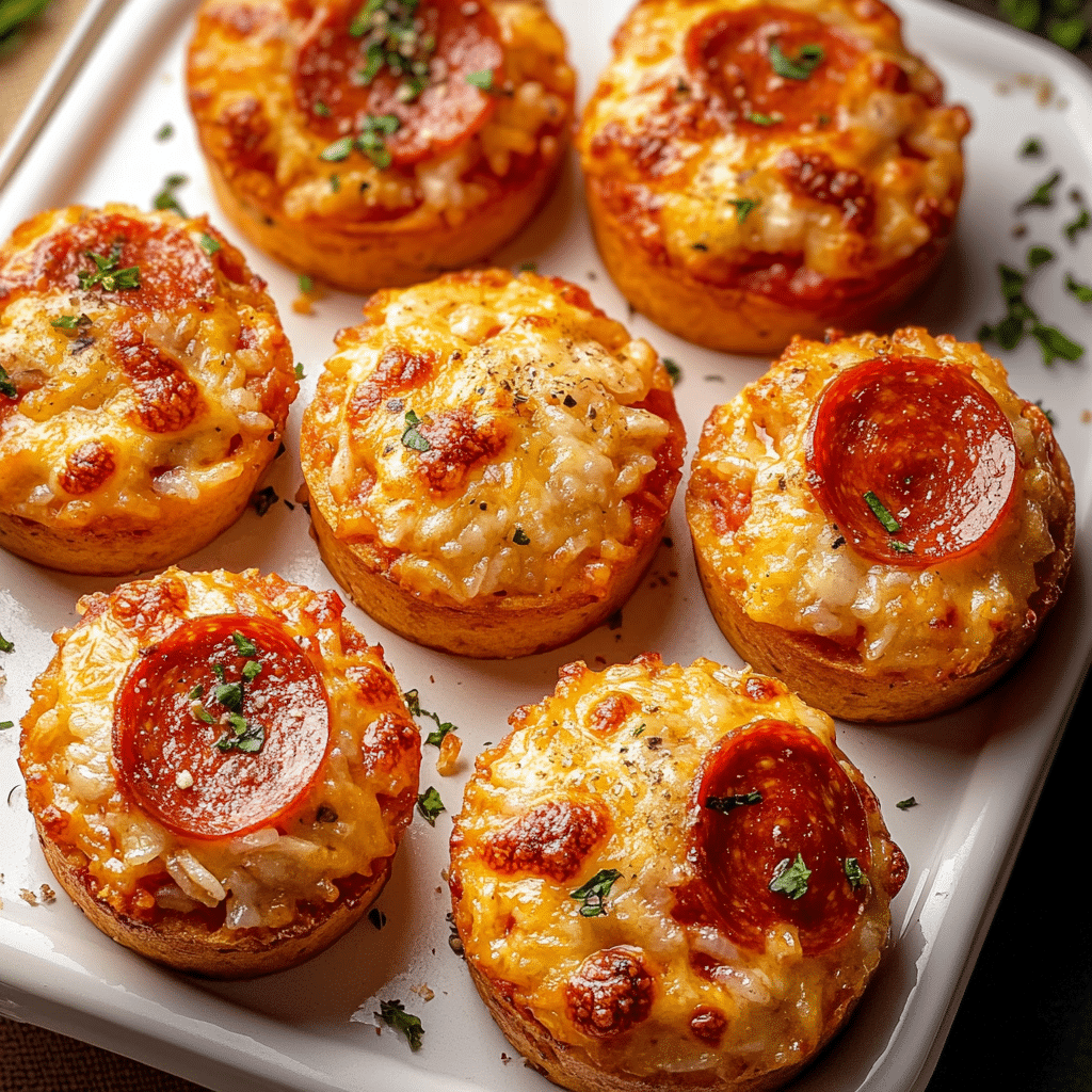 Pizza Rice Muffins