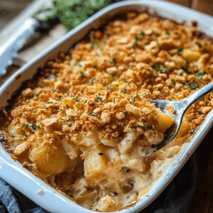 Potato Casserole with Ritz Cracker Topping
