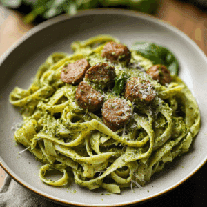 Sausage Pesto Pasta