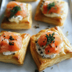 Smoked Salmon & Goat Cheese Puff Pastry