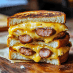Smoked Sausage Grilled Cheese