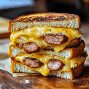 Smoked Sausage Grilled Cheese