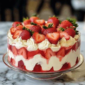 Southern Strawberry Punch Cake