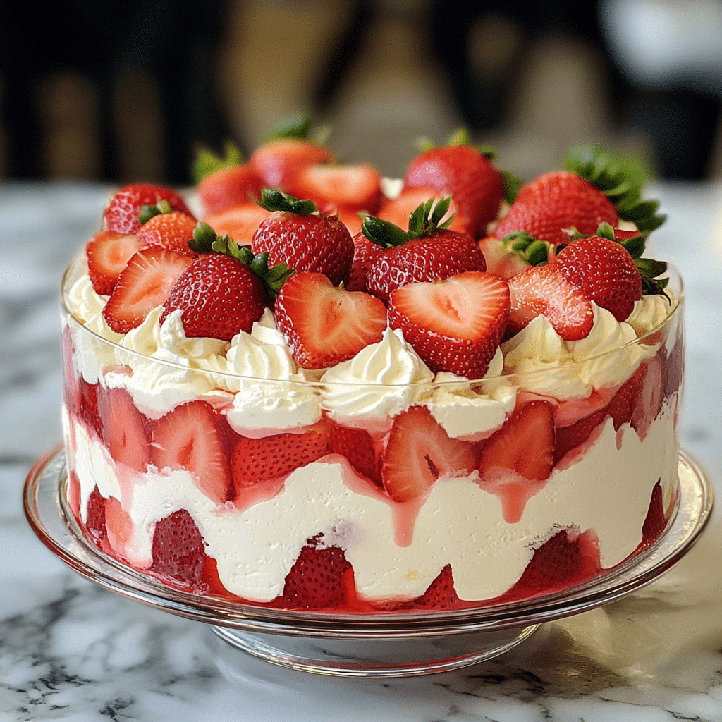 Southern Strawberry Punch Cake