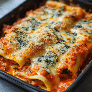 Spinach Manicotti