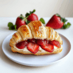 Strawberry Croissant Sandwich