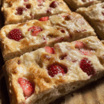 Strawberry Lemonade Sourdough Focaccia
