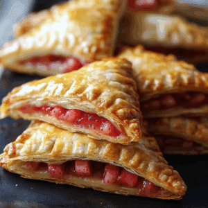 Strawberry Rhubarb Turnovers