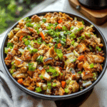 Turkey Egg Roll Bowl