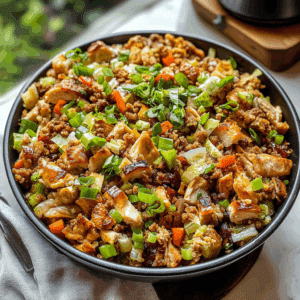 Turkey Egg Roll Bowl