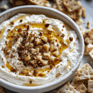 Whipped Honey Goat Cheese Dip