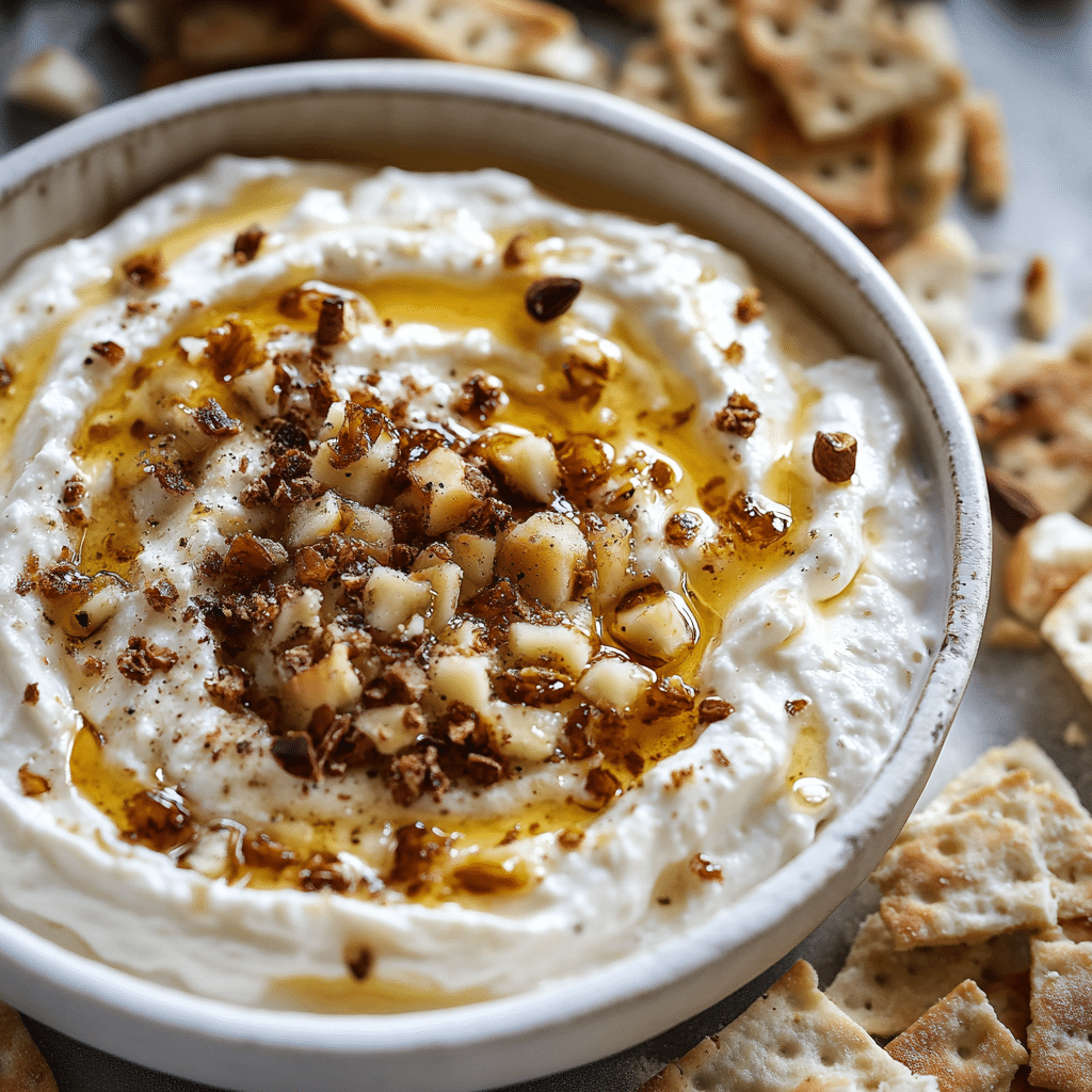 Whipped Honey Goat Cheese Dip